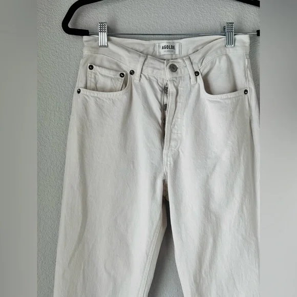 AGOLDE Lana High Rise Straight Leg Jeans - Picture 2 of 5